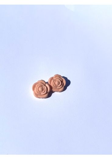 Pinnestopper fersken rose (par)