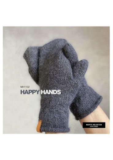 Strikkeoppskrift Happy Hands fra Marte Helgetun